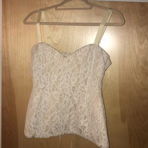 ASOS  lace up bustier style top